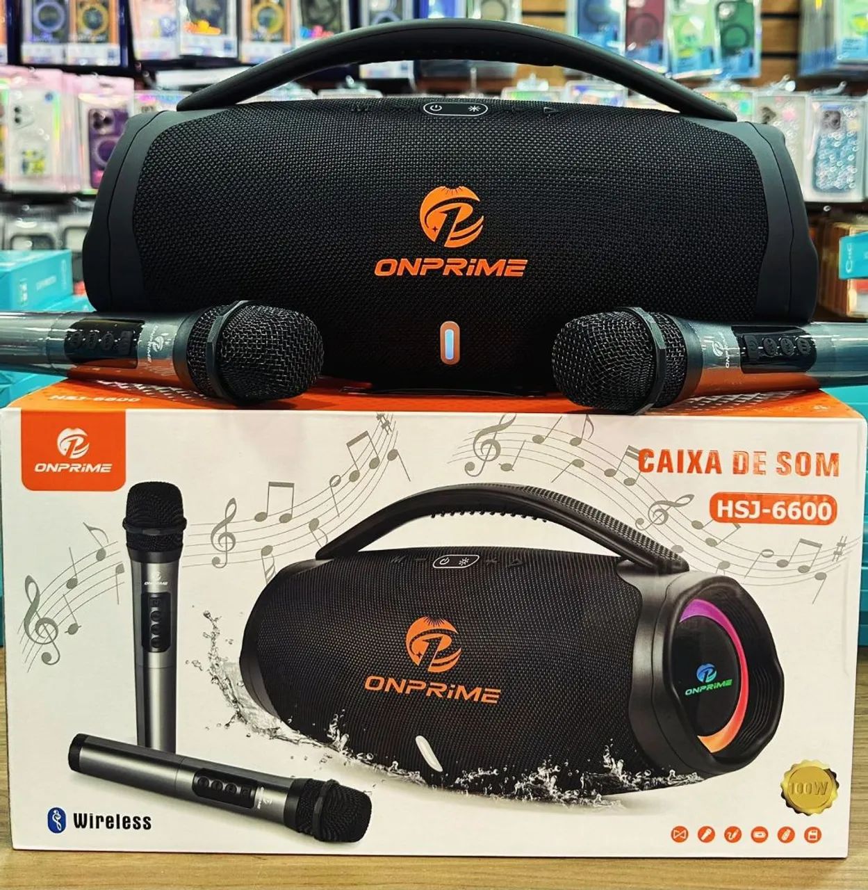 Som BLUETOOTH PORTÁTIL BOOMBOX onprime  - Foto 4