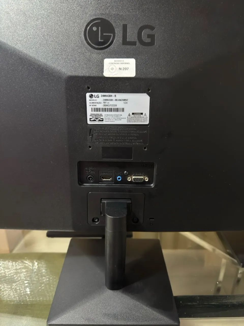 MONITOR LG 23.8 LED FULL HD 24 MK430H - Foto 2