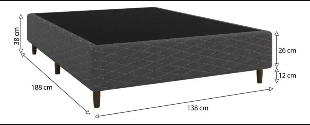 Base de cama box casal Umaflex nova  - Foto 2