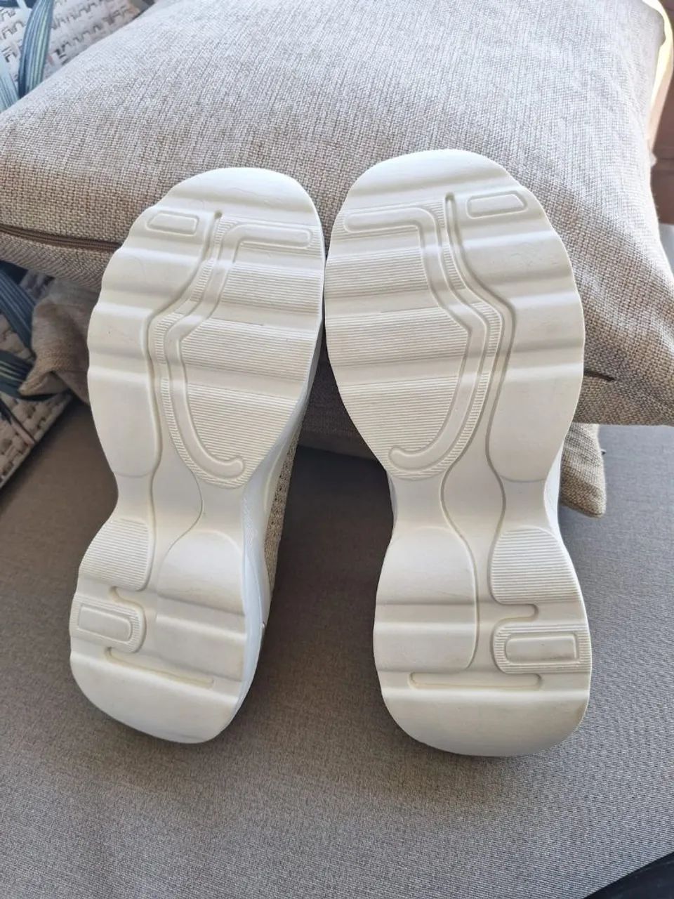 Tenis Knit Slide on, Bege marca Constance - Foto 3