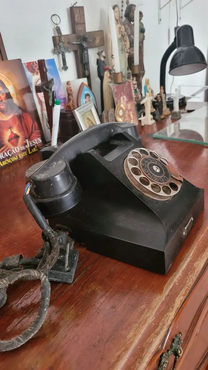 Telefone antigo de baquelite - Ericsson, - Foto 3