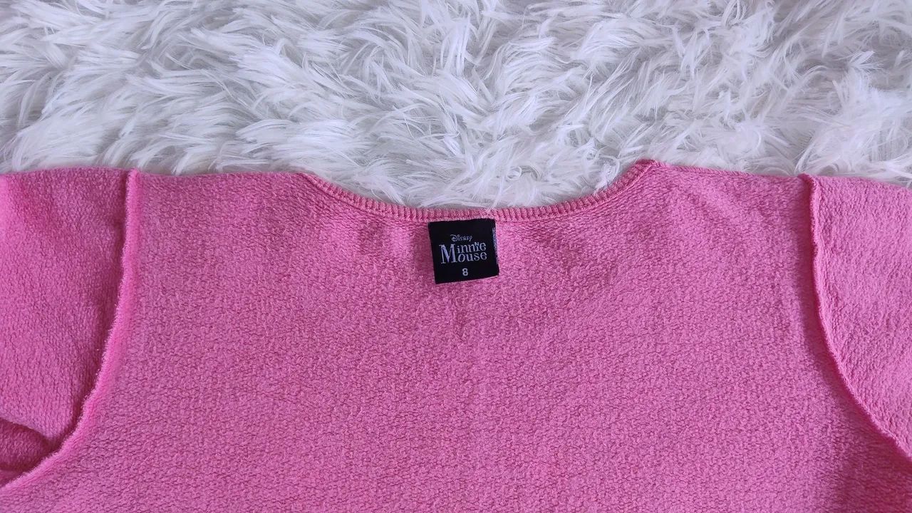 Blusa Moletom Com Babado Minnie 8 - Foto 3
