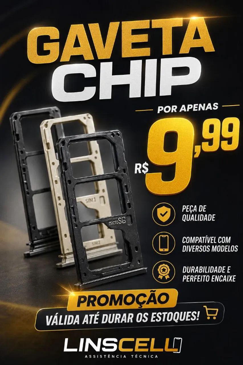 Troca de Tela, Bateria e Conector de Celular | LINSCELL - Foto 3