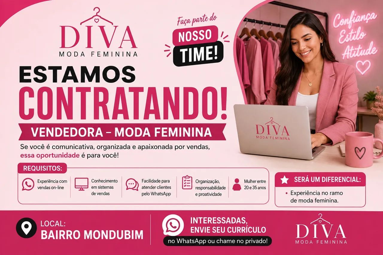 Contrata se vendedora 