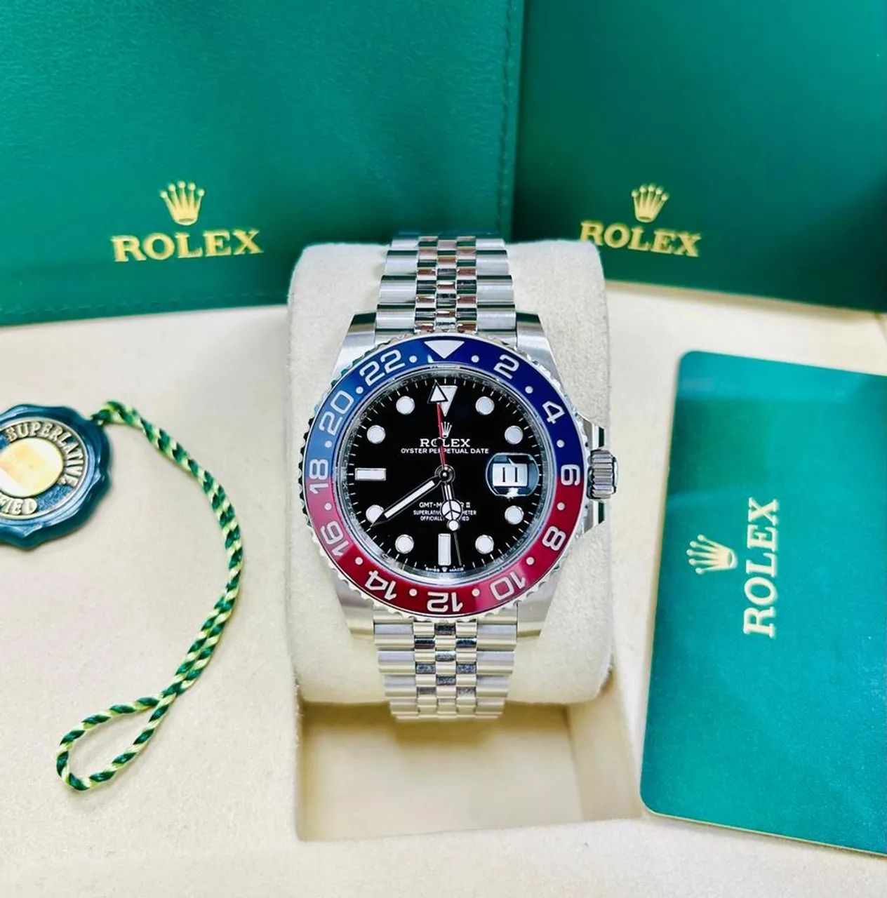 Relógio masculino Rolex gmt master Pepsi automático novo - Foto 3