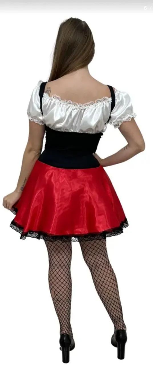 Fantasia chapeuzinho vermelho GG nova - Foto 4
