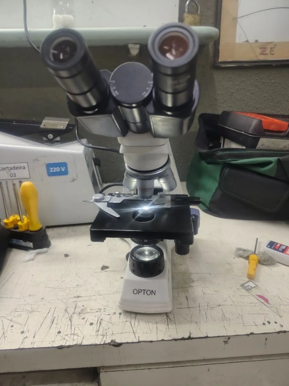 Microscópio binocular  - Foto 3