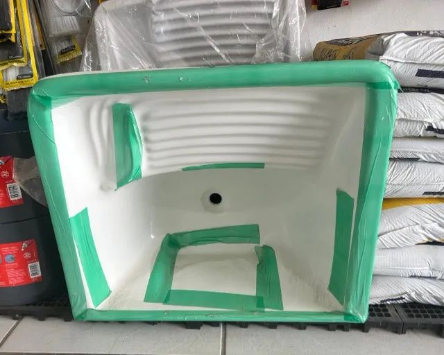 TANQUE SIMPLES BRANCO  leia a descrição