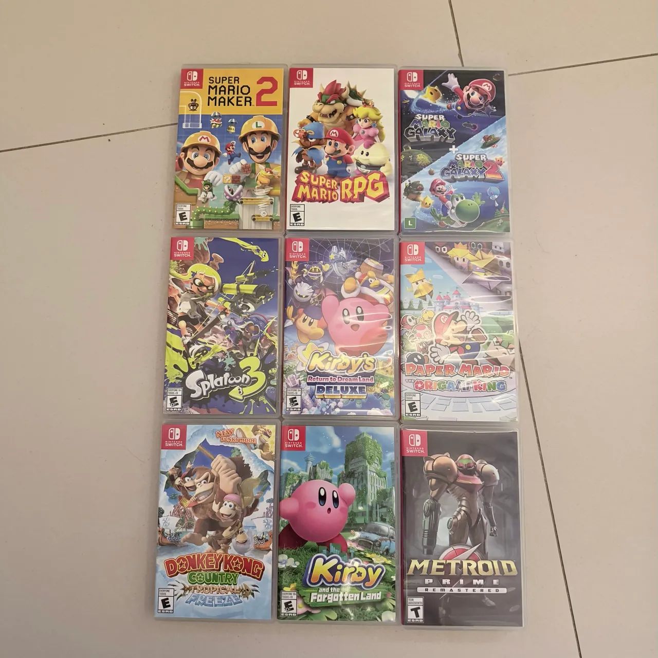 Coleção Switch: 9 jogos físicos originais - Jogos de Vídeo Game