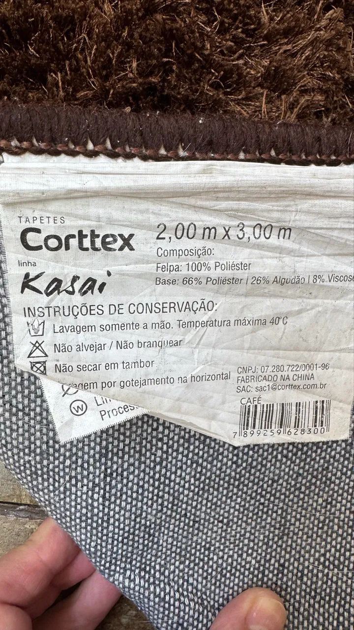 Tapete tamanho 2.00x3.00