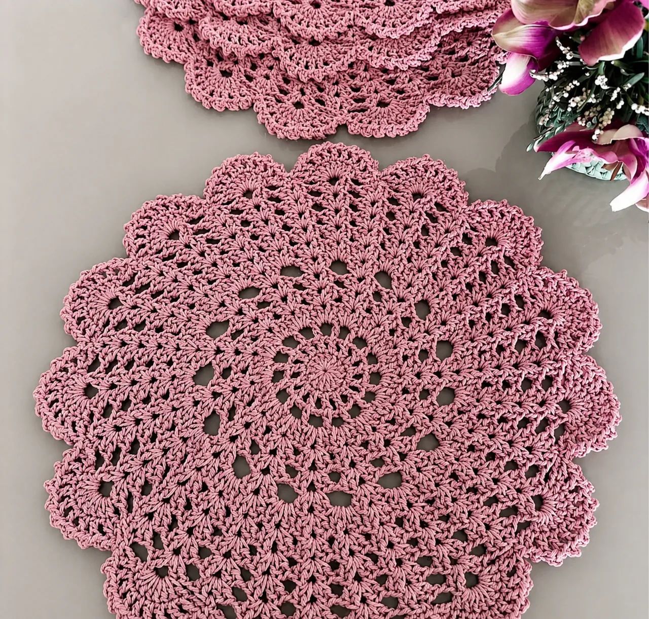 Kit de crochê para mesa posta - Foto 3