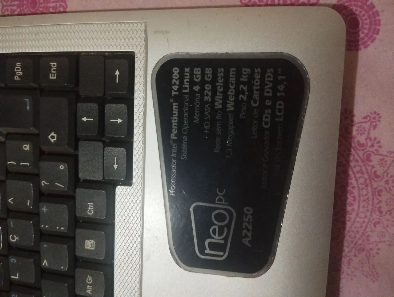 Notebook usado 