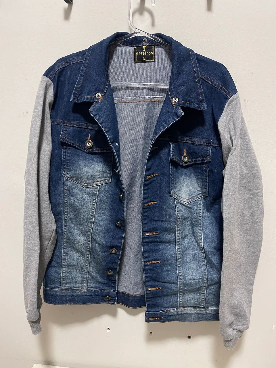 Kit Jaqueta jeans masculina e bonés