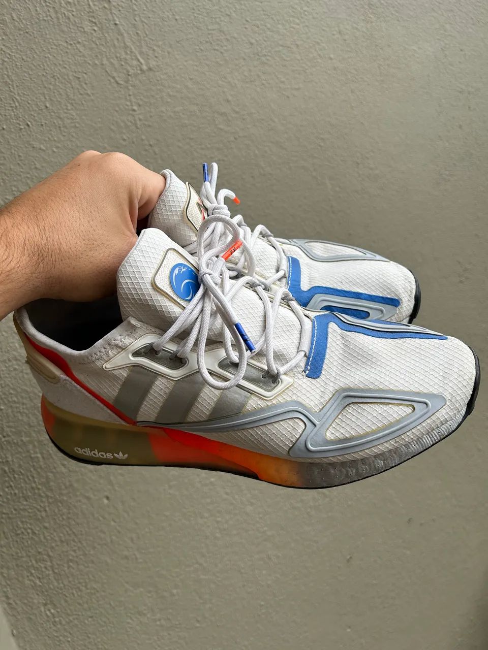なり　2点 Tênis Adidas ZX 2K Original - Calçados - Centro, São João de