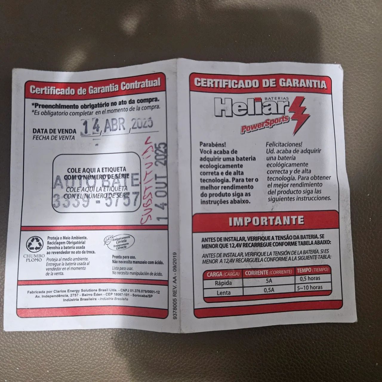 Bateria para moto - Foto 5