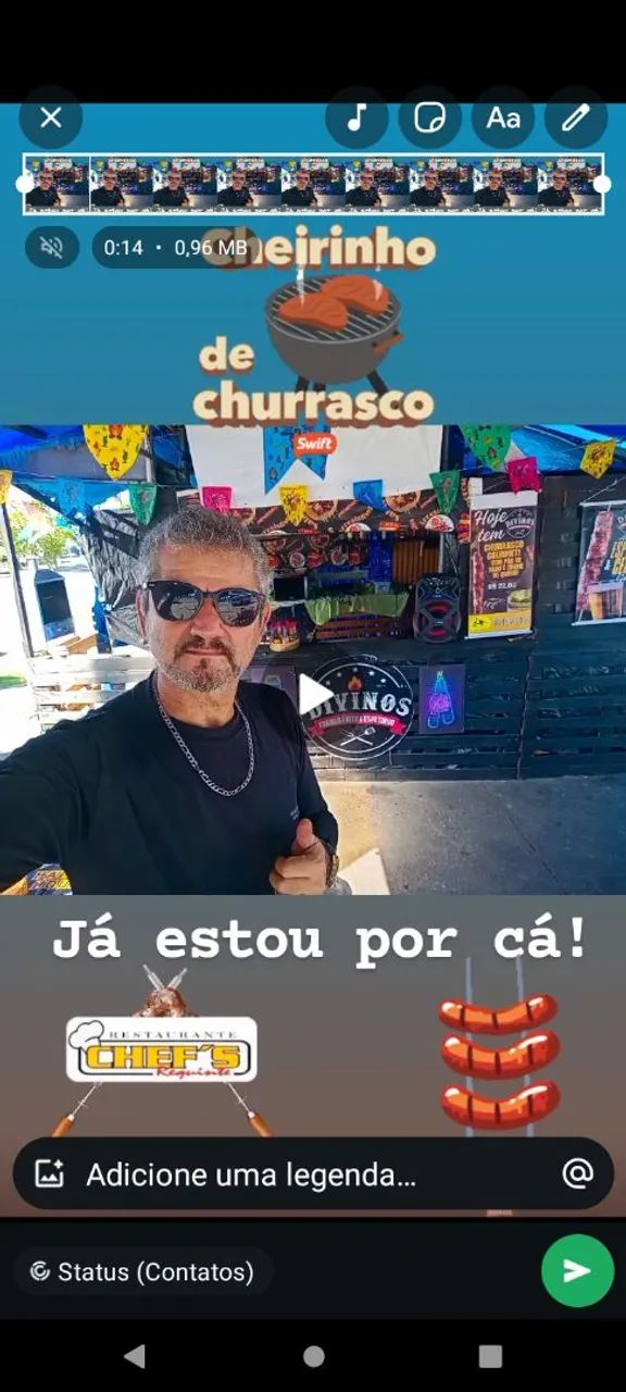 ALUGO QUIOSQUE DE ESPETINHO E BAR, COM 5 MESAS, UMA GELADEIRA E CHURRASQUEIRA - Foto 4