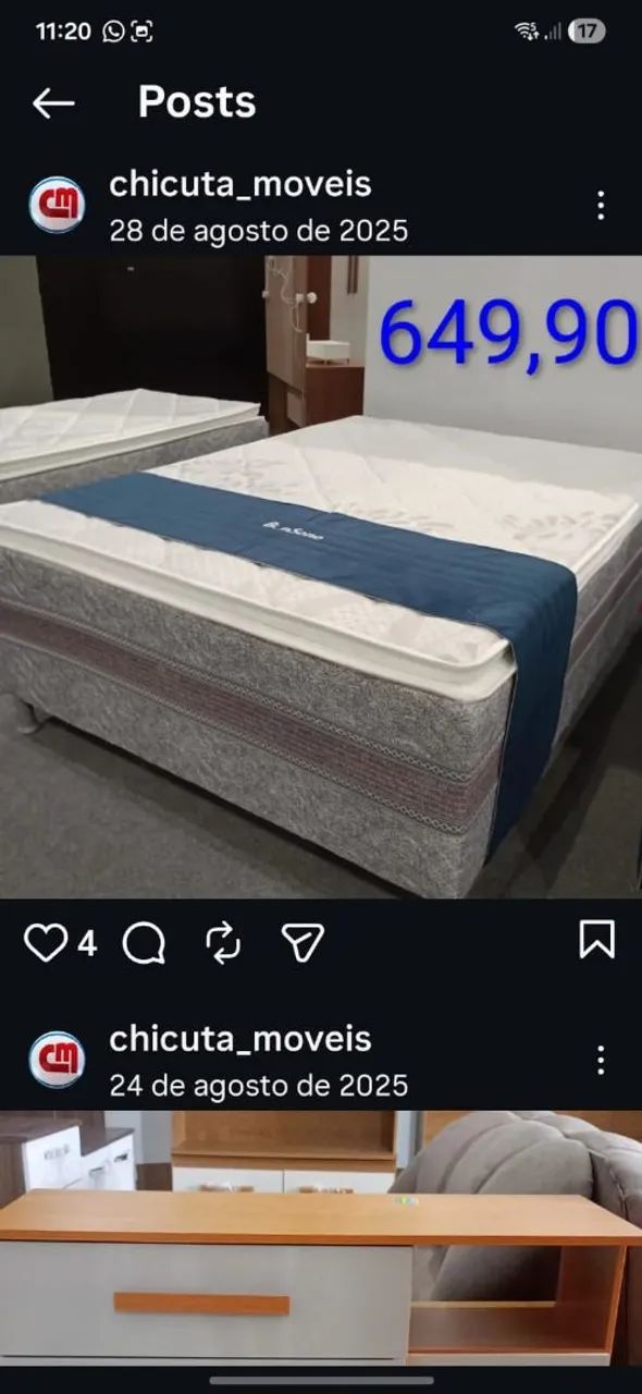 Cama produto novo promoção 