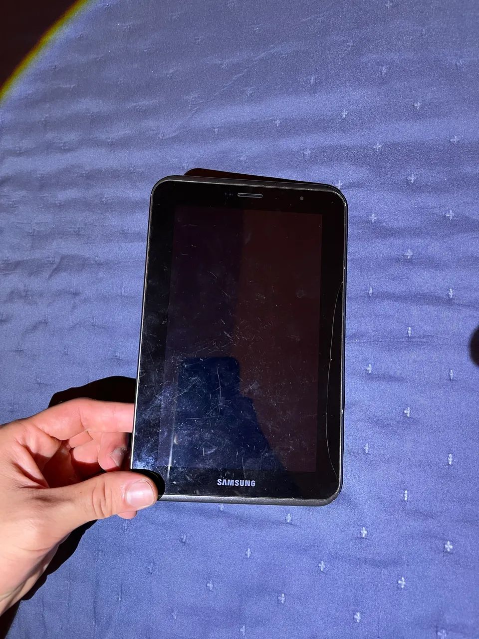 Samsung tablet antigo defeituoso