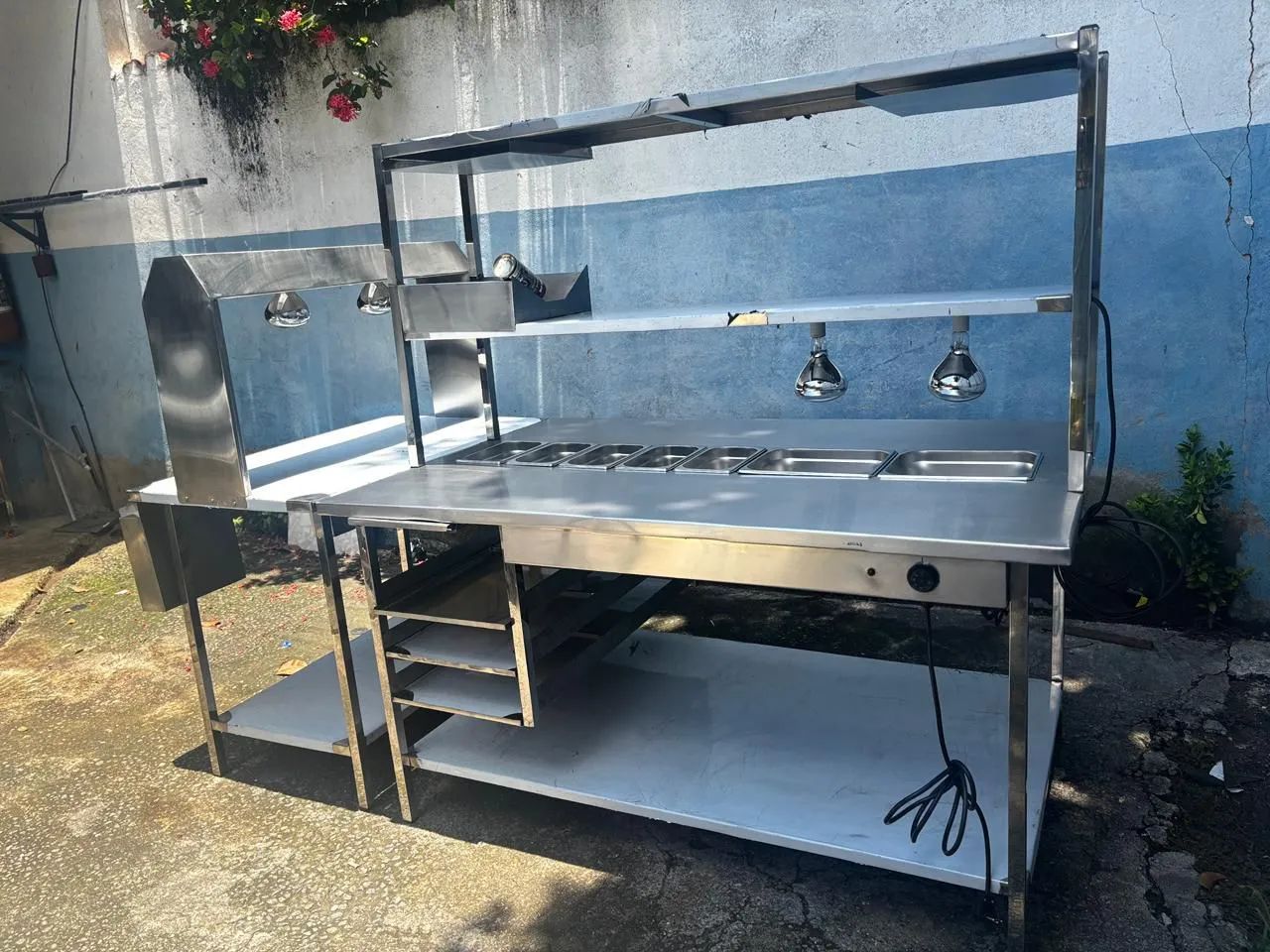 Bancada inox condimetadora/finalizadora  - Foto 4