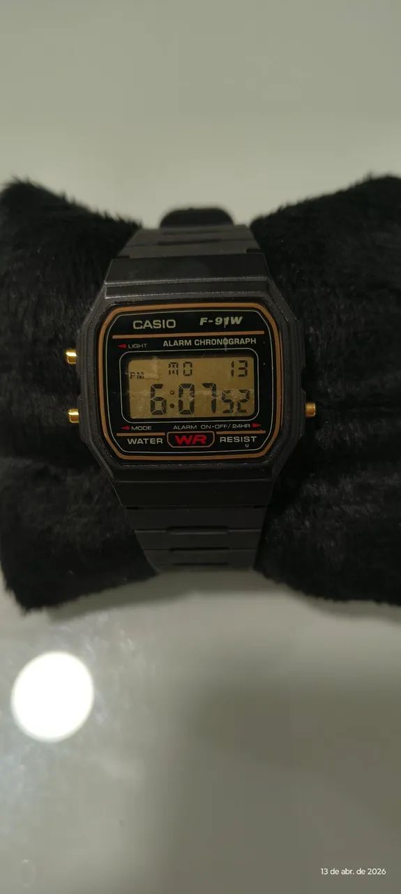 Relógio digital Casio F-91WG-9 original  - Foto 2
