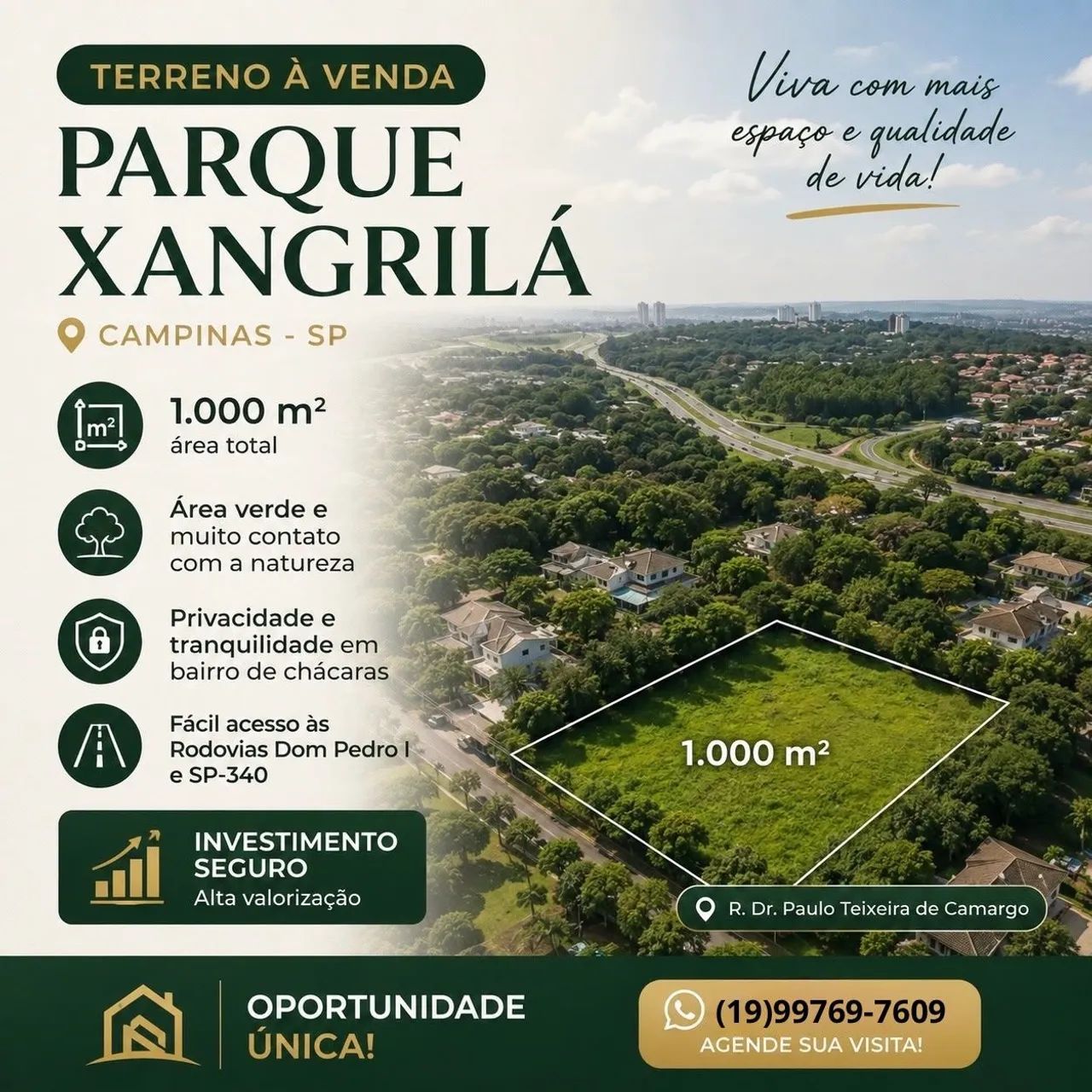 Terreno Parque Xangrilá- Campinas/SP - Foto 2
