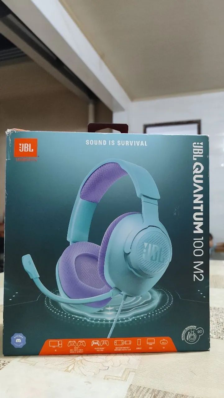 Headset Gamer JBL Quantum 100 M2 + Microfone | JBL Original