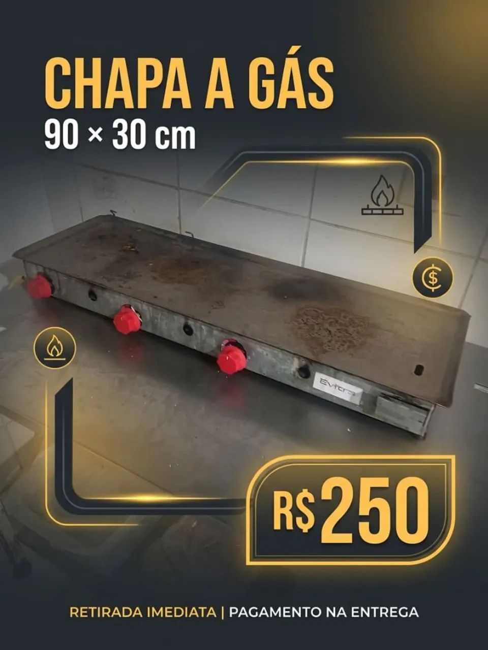 Chapa para lanches 