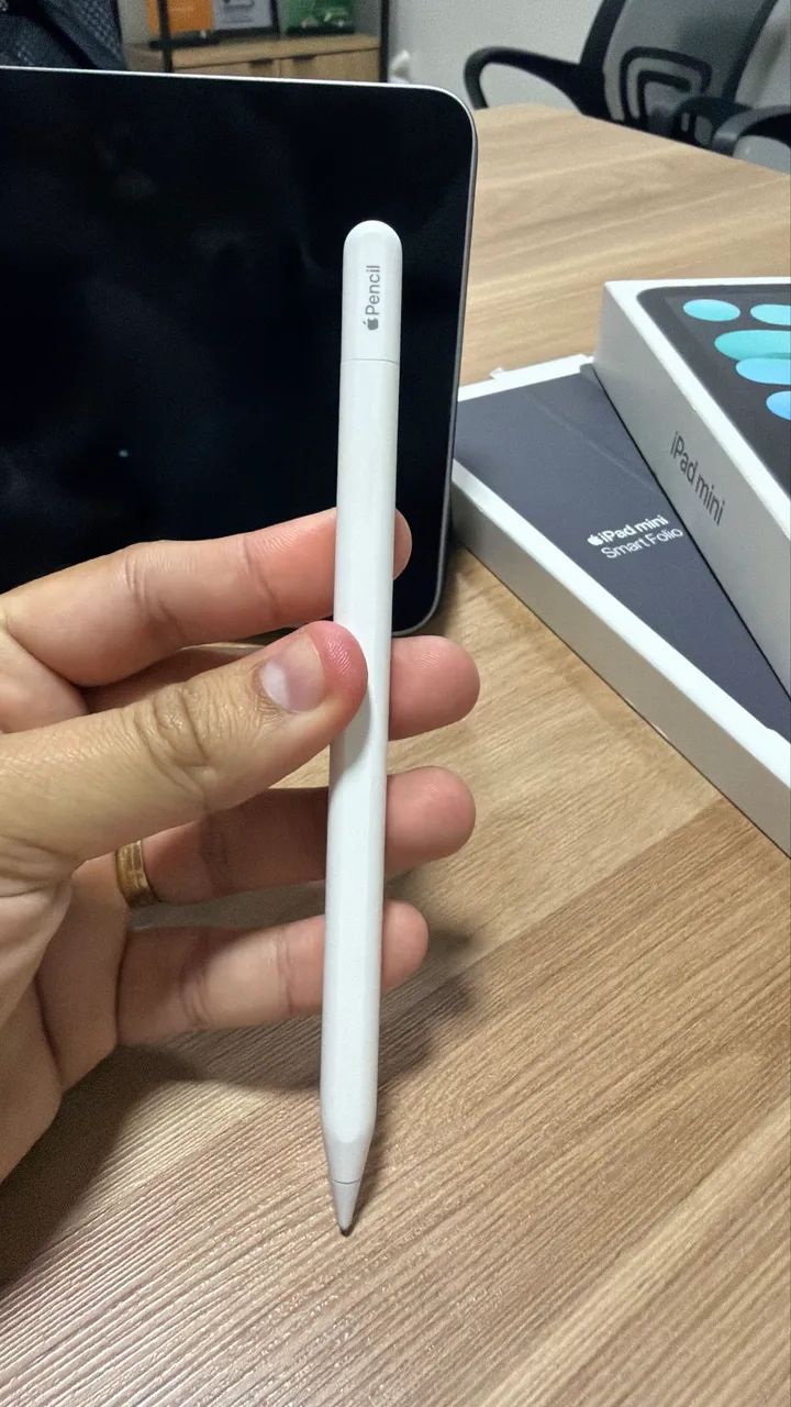 iPad Mini A17 Pro 128GB + Capa Original Apple + Apple Pencil - Foto 5