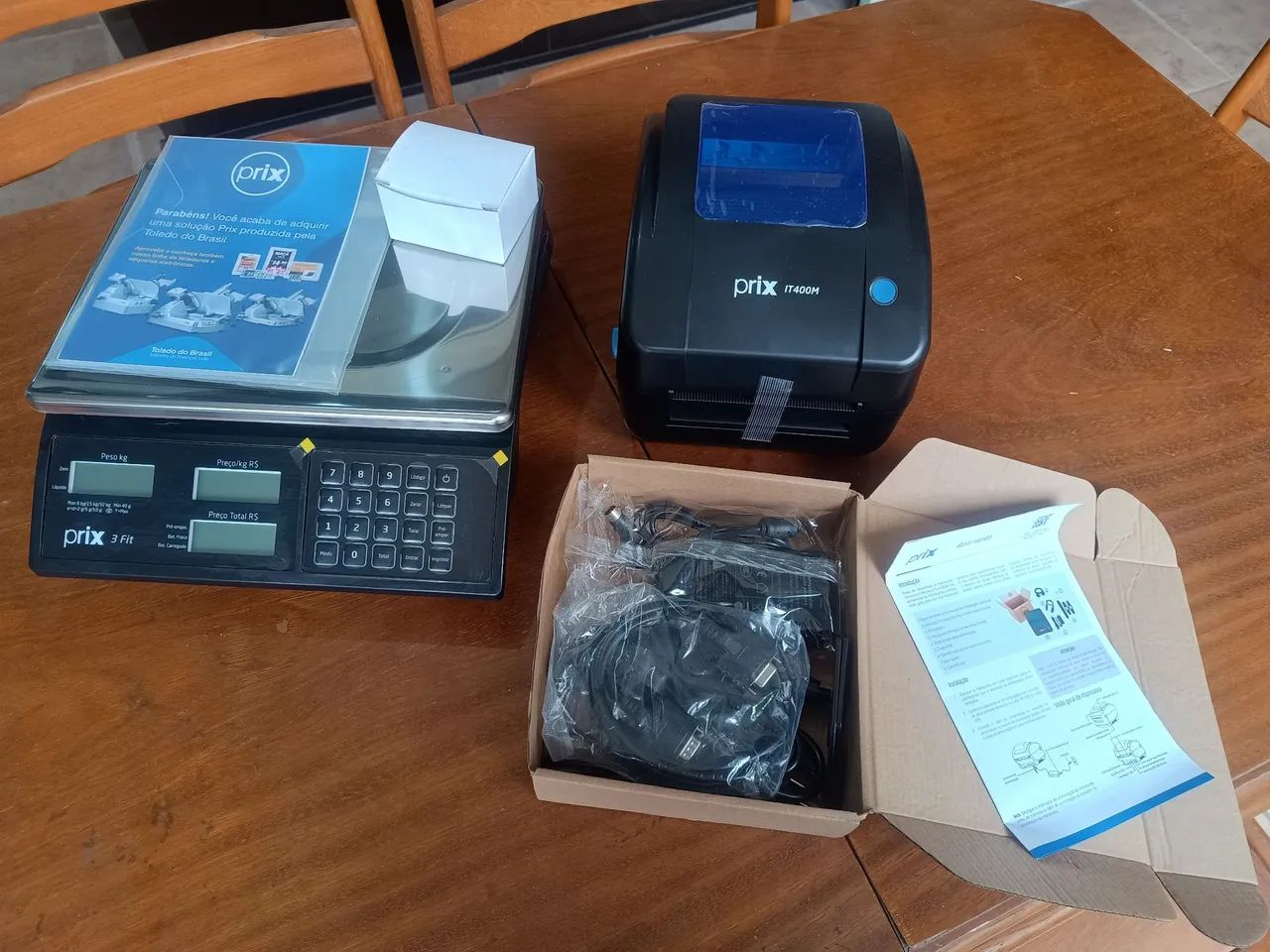 Balança Toledo Prix 3 Fit + Impressora It400m + Cabo
