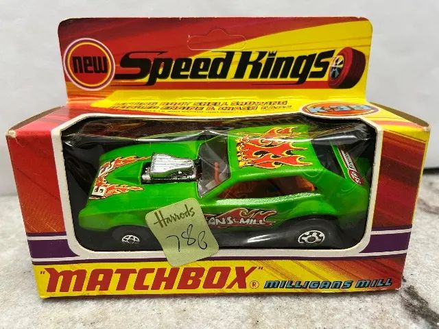 Matchbox Speed Kings K-39 Milligan's Mill Dragster 1972 (Raro na