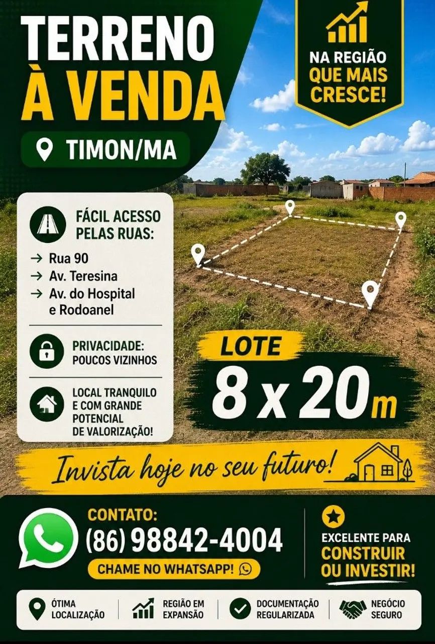 Terreno 8 x 20 m - Foto 3