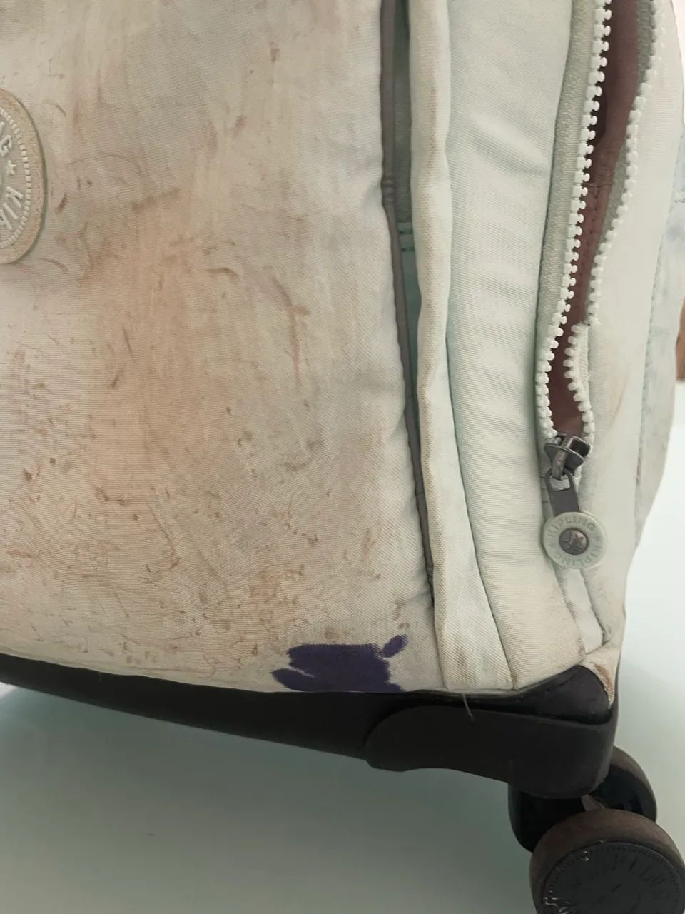 Mochila Kipling Verde Claro + Estojo Original - Foto 4
