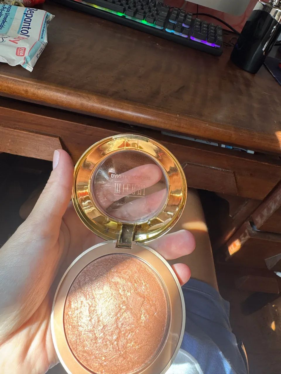 Pó bronzeador Baked Bronzer Milani - Foto 3