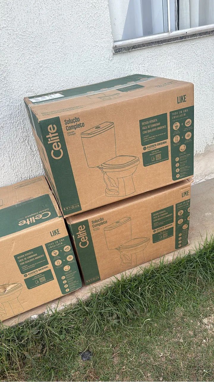 Kit Bacia com Caixa acoplada, Assento Polipropileno e Complementos - Foto 2