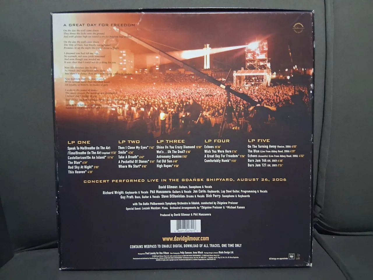 David Gilmour Live in Gdansk - Foto 2