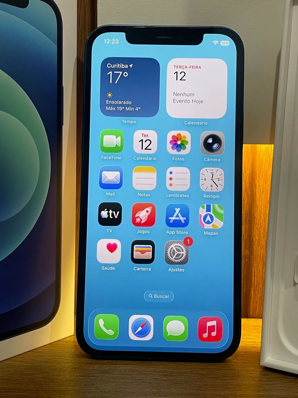 iPhone 12 Azul 64GB Todo Original Apple Nunca aberto. - Celulares