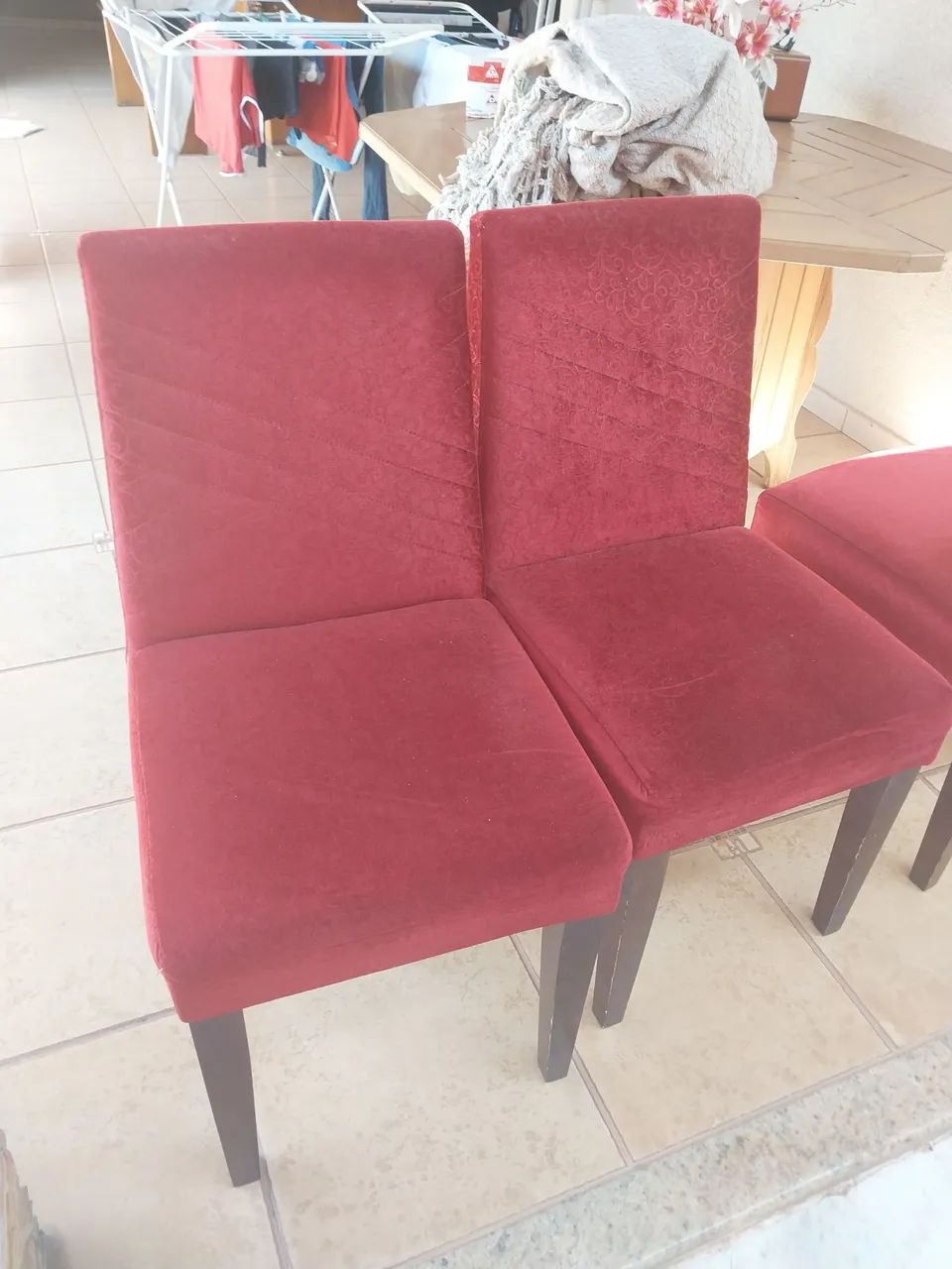Vendo cadeira Tecido - Foto 3