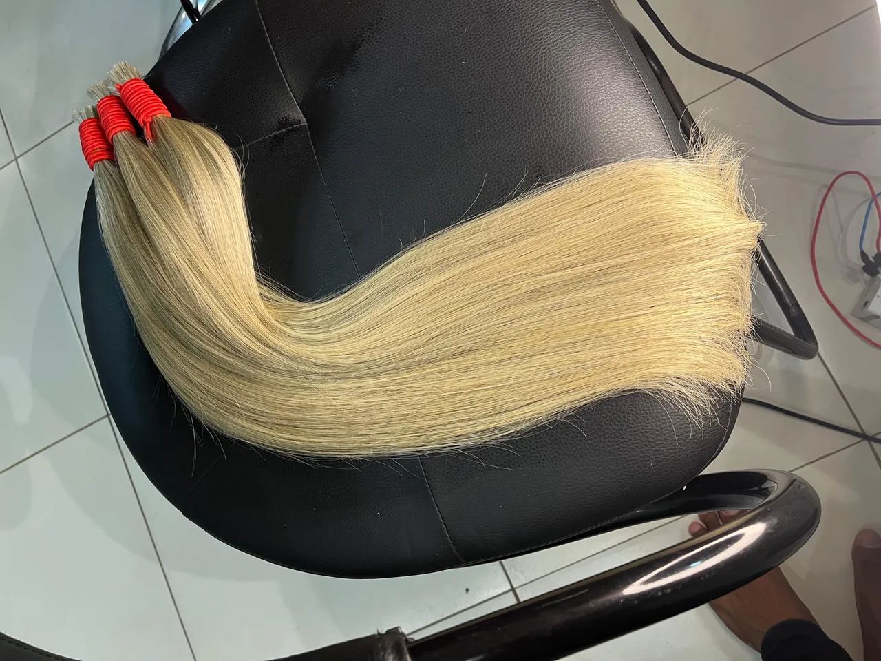 Mega Hair Loiro Humano  - Foto 3