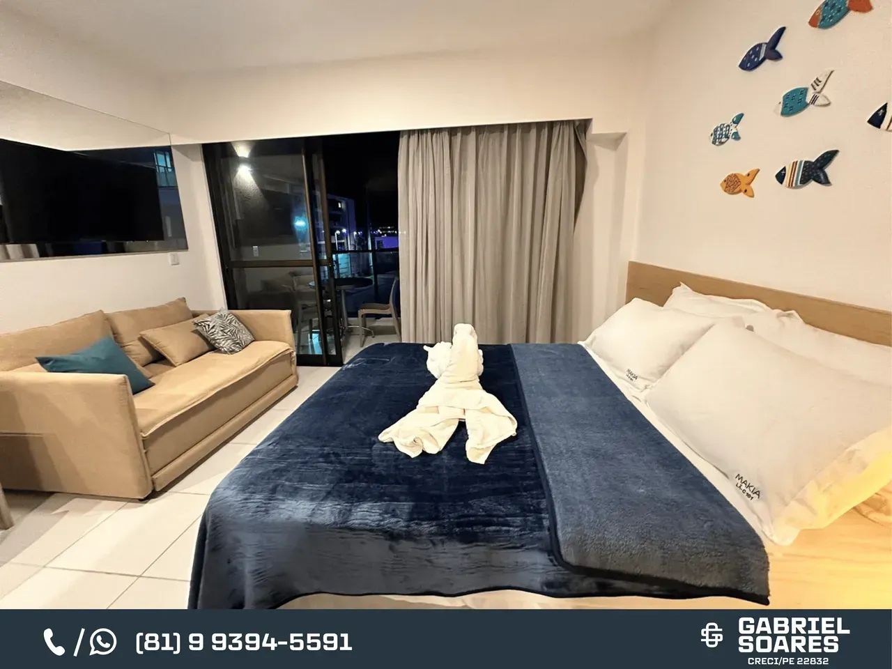 OPORTUNIDADE EM MURO ALTO/PE!! STUDIO MOBILIADO - Foto 4