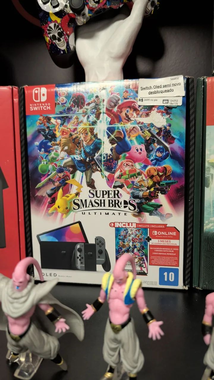 Nintendo switch oled desbloqueado edição especial