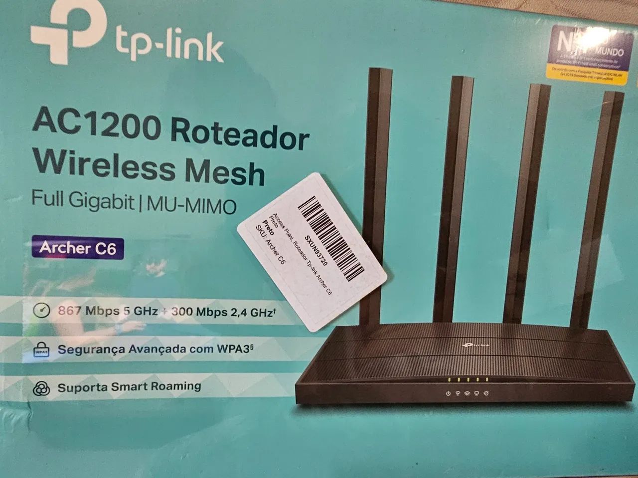 Roteador Tp-link AC1200 - Archer C6