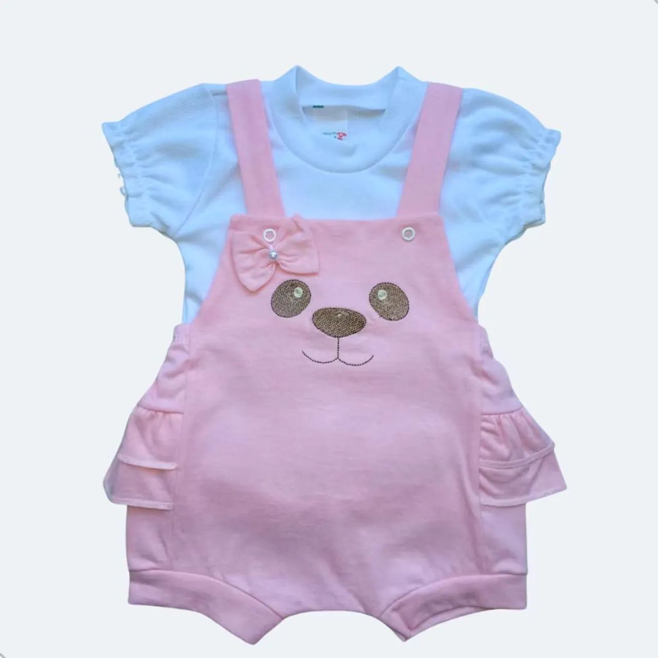 Romper bebê menina conjunto 02 peças  - Foto 4
