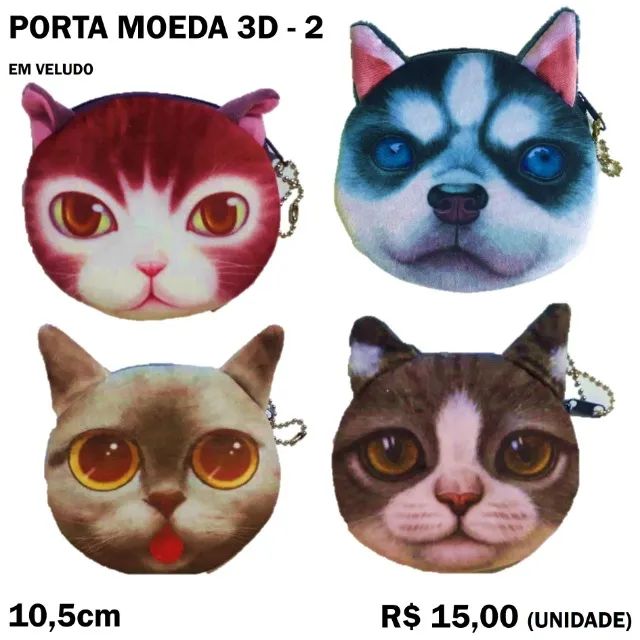 Porta Moeda 3D - Foto 3