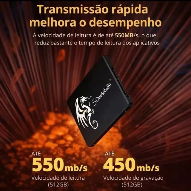 SSD Somnambulist Dragon 512GB - Foto 5