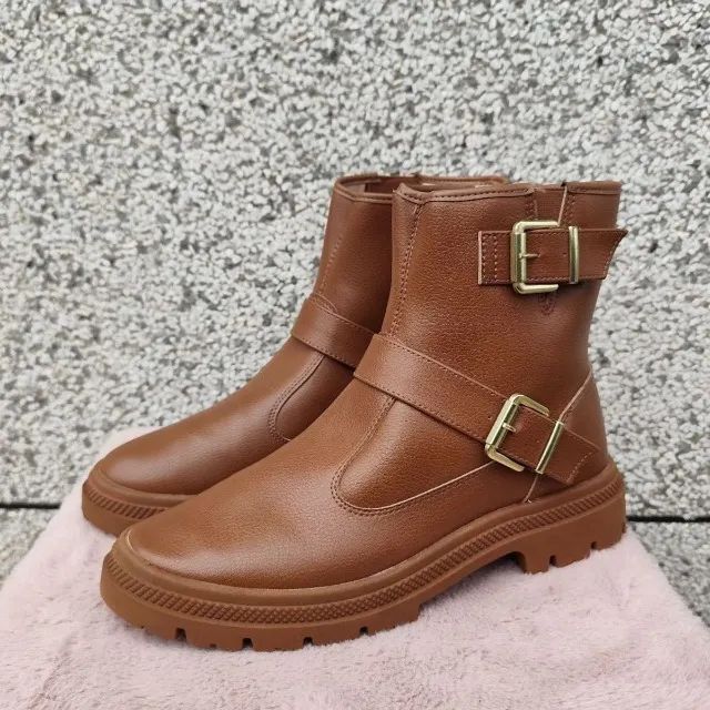 Bota marrom tratorada Moleca 39