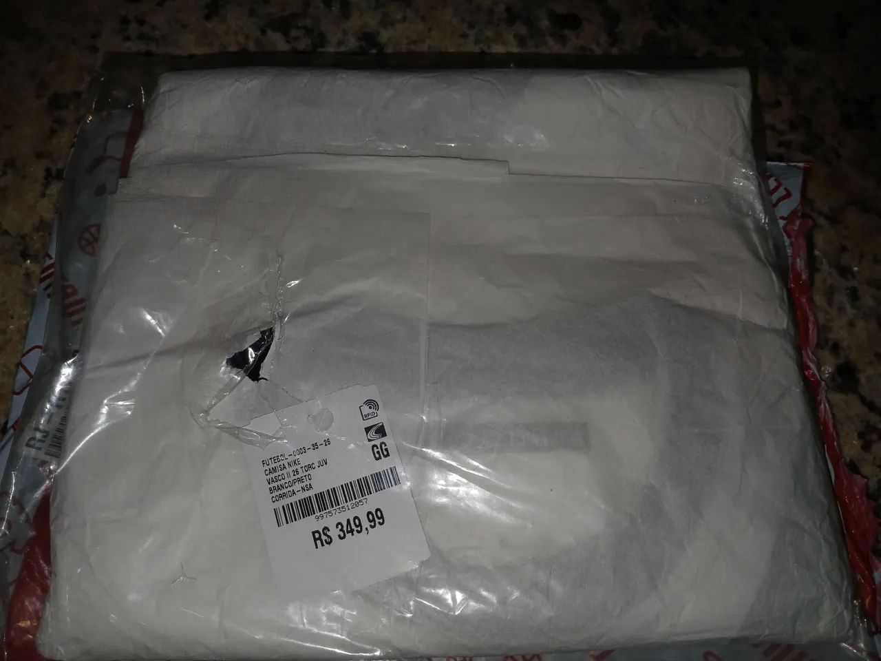 Camisa Vasco infantil branca Nike GG - Foto 3