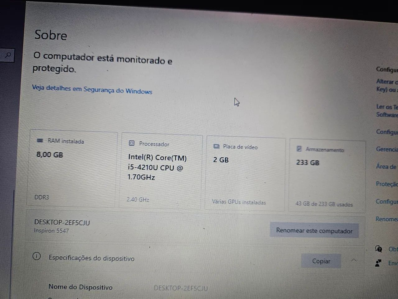 Notebook intel com defeito(ACEITO OFERTA) - Foto 5
