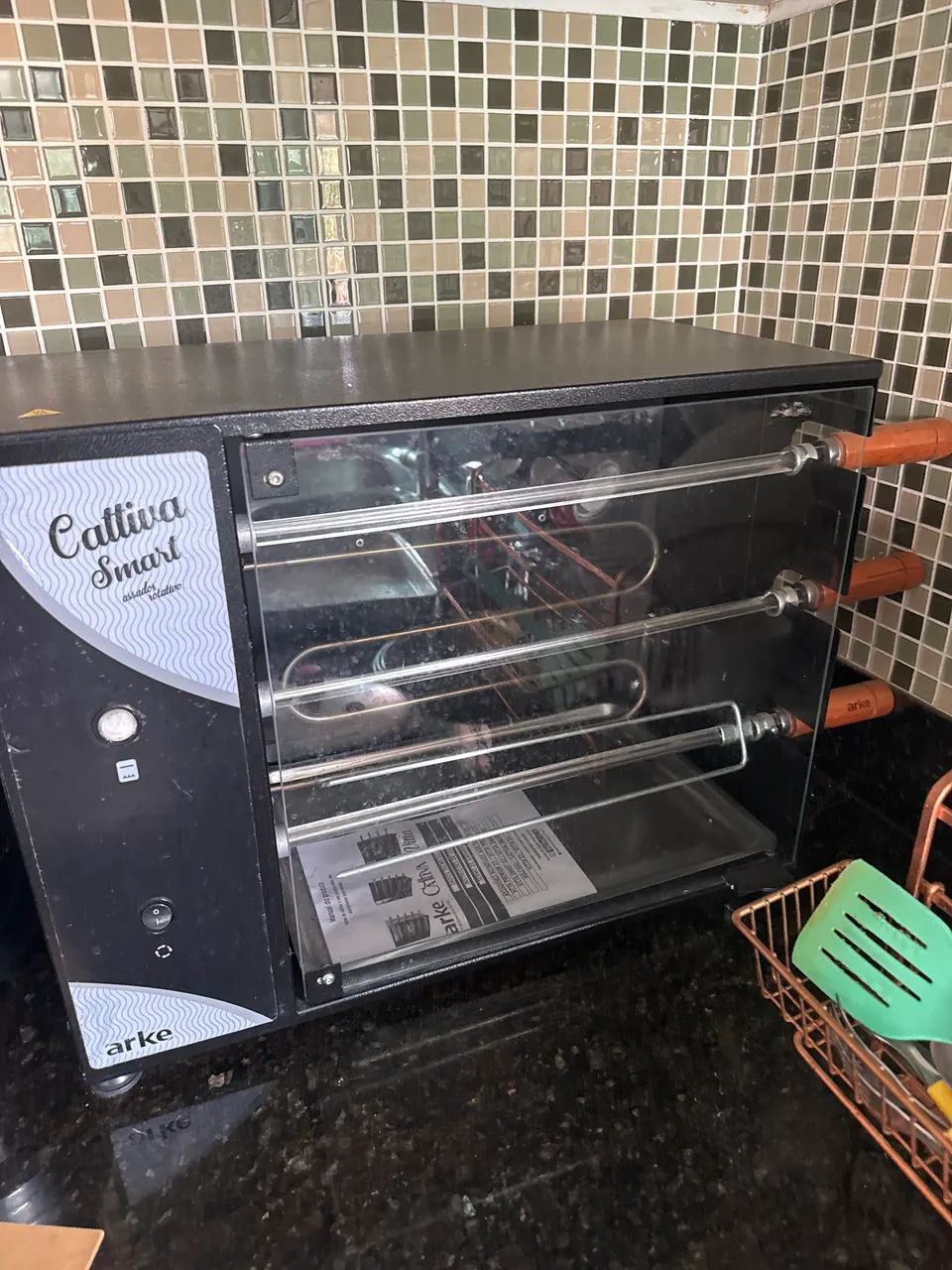 Vendo churrasqueira espeto elétrica 