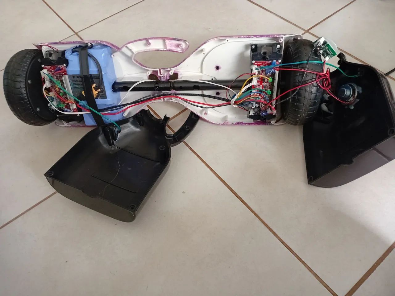 Hoverboard Galaxy Roxo Galáxia 6.5 com defeito - Foto 5