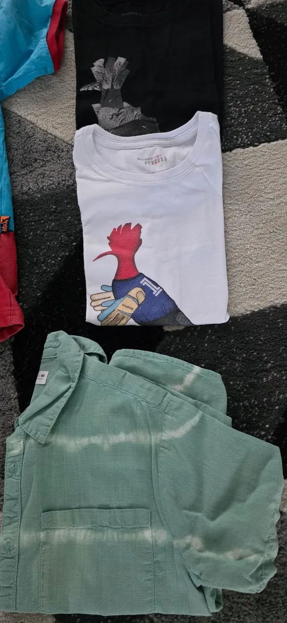 Lote 18 - camisas menino 8 anos - Foto 2